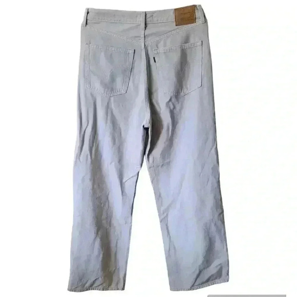 Levi's Denim - Levi's Premium Off White Vintage BIG E High Loose Womens Size 30